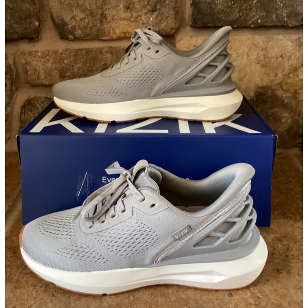 Kizik Athens 2 Women Size 8 Alloy Gray Hands Free Shoe Sneaker New In Box